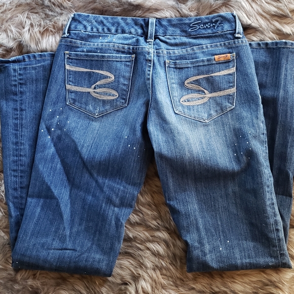 🌺 Seven bootcut jeans 🌺 - Picture 1 of 7
